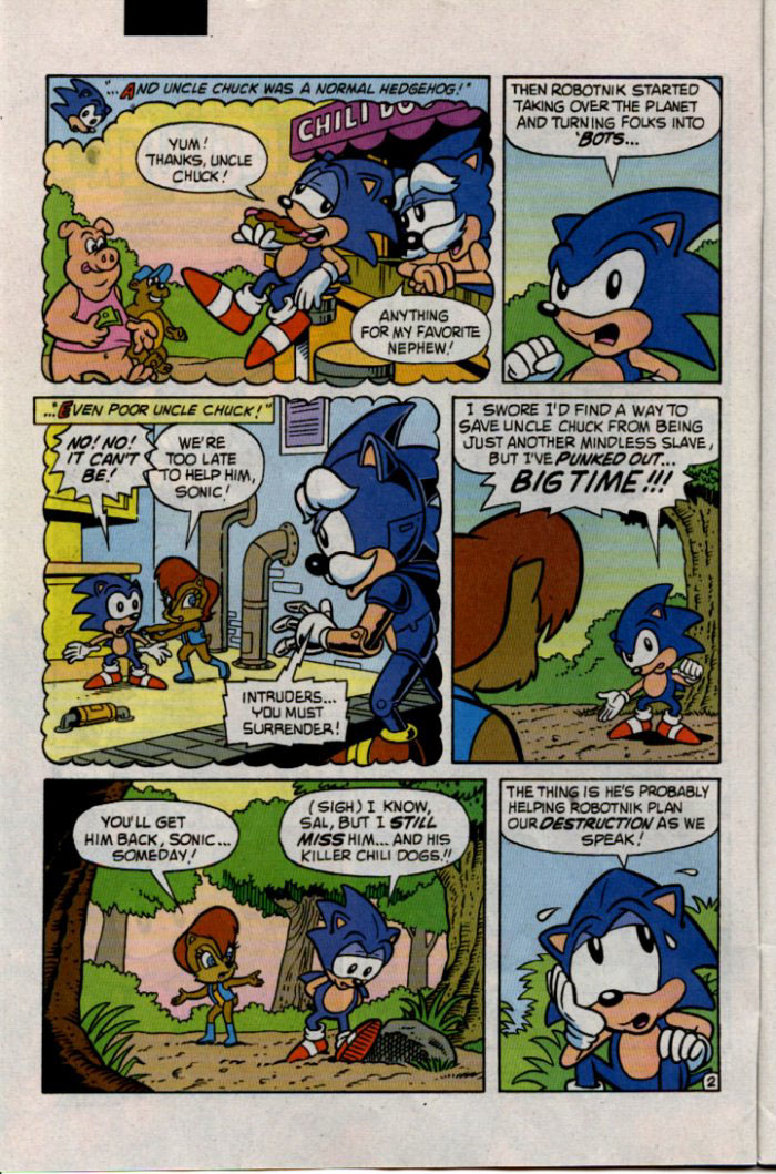 Sonic - Archie Adventure Series January 1996 Page 2